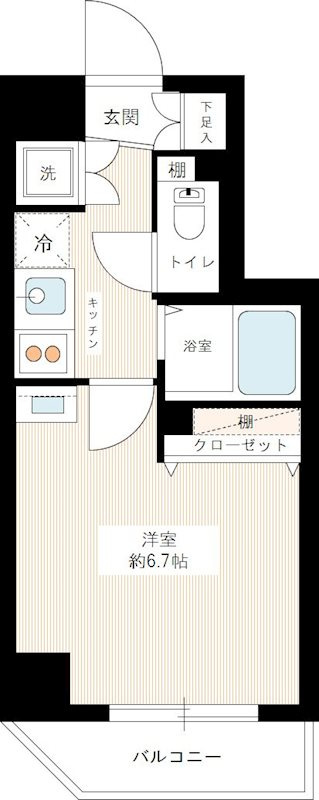 ベルグレードKSドゥエの間取り