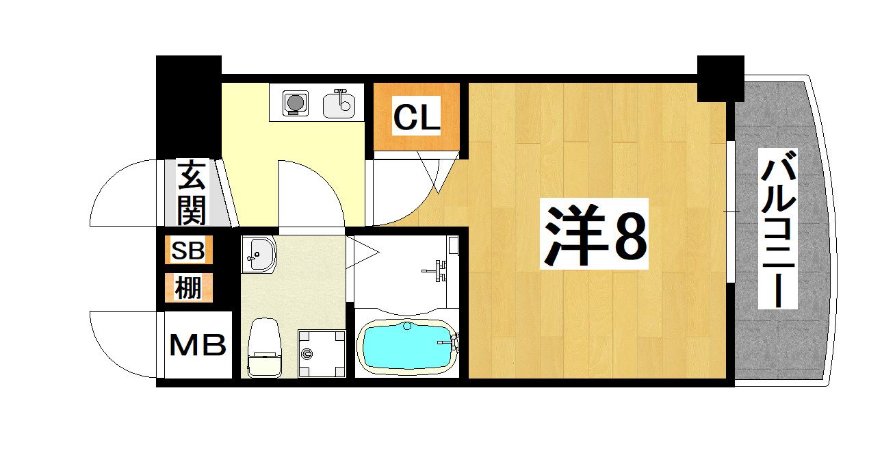 セレニテ甲子園Ⅱの間取り