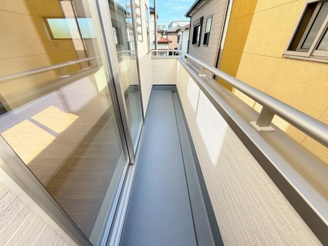 八潮市八潮6丁目　新築戸建　全2棟　2号棟のバルコニー|2階のバルコニーです