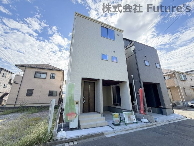 八潮市八潮6丁目　新築戸建　全2棟　2号棟の外観|『八潮駅』・大型ショッピングモール『フレスポ』まで徒歩18分
