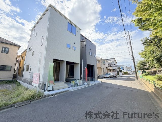 八潮市八潮6丁目　新築戸建　全2棟　2号棟の前面道路含む現地写真|前面道路含む現地写真です。