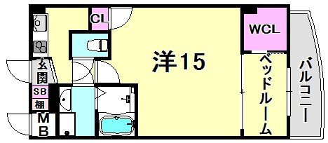 セレニテ甲子園Ⅰの間取り
