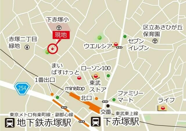 カーサ　マルフィールの地図