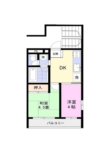 サンライズマンションの間取り