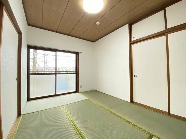 所沢市大字久米のアパートの寝室