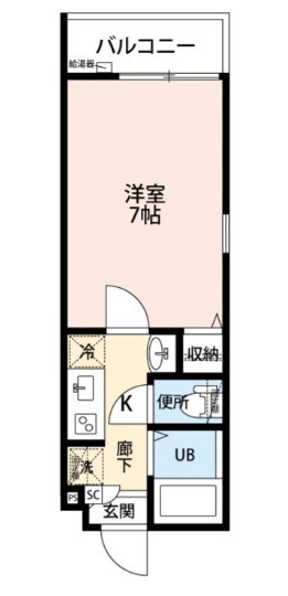 フィルクローバー谷塚の間取り