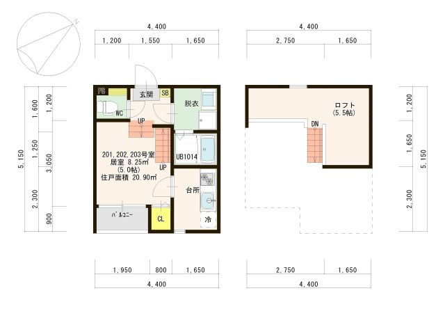福岡市東区唐原４丁目のアパート