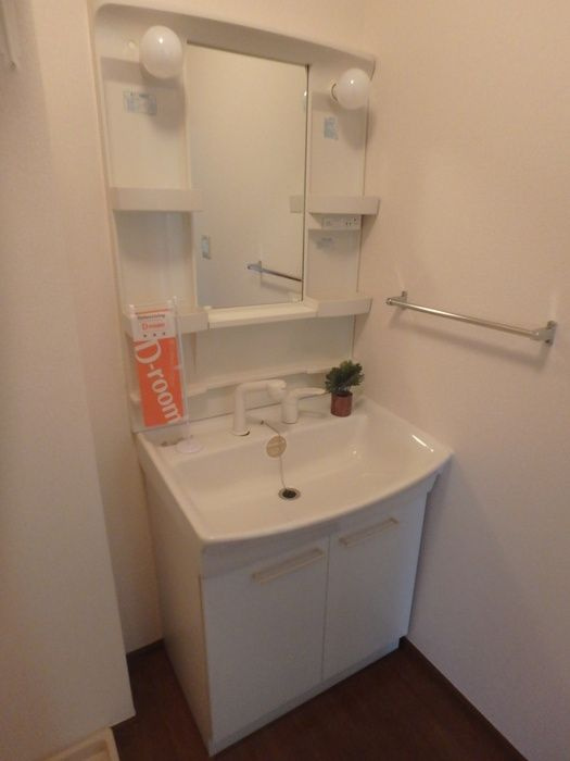 リビングタウン盛南　Ａの洗面所
