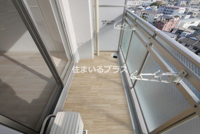 エスリード大阪グランフォートのバルコニー