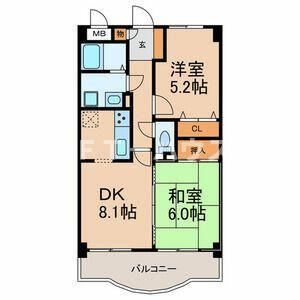 ラ　カーサ　アイカワの間取り