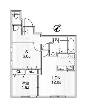 文京区千石２丁目の賃貸マンションの間取り