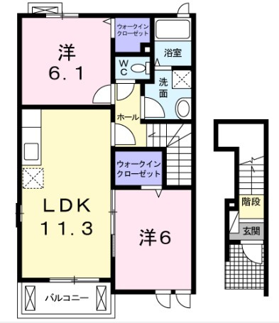 アルト・プエンテの間取り