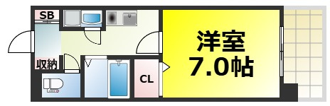 【間取り】 | ベルシモンズ桜川 仲介手数料無料