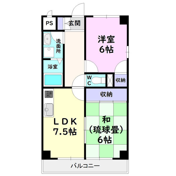 アドラーブル鳥羽見の間取り