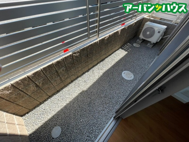 カバメゾン平野のバルコニー