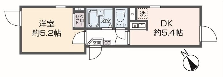グローリア北千住の間取り