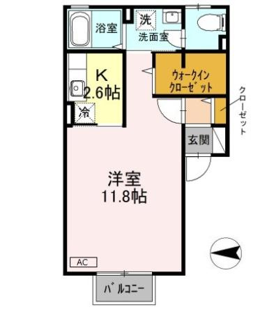 レシェンテ茨木Ｇ棟の間取り