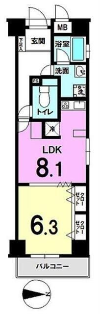 アール・ケープラザ浅草の間取り