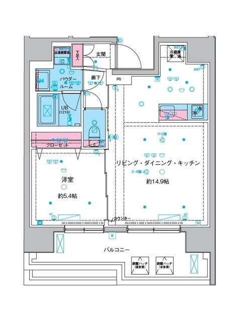 ジェノヴィア本所吾妻橋Ⅲの間取り