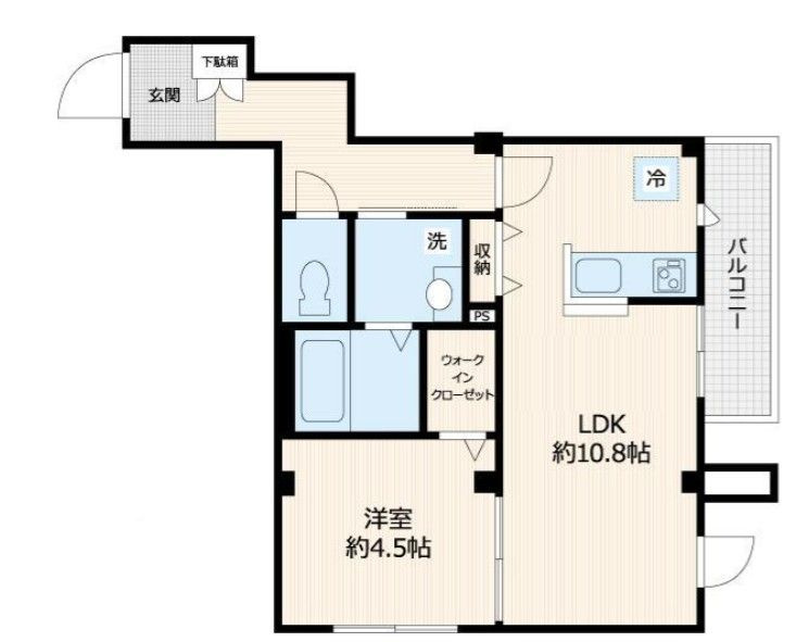 14 ONE FOUR MINAMI IKEBUKUROの間取り|間取りです。