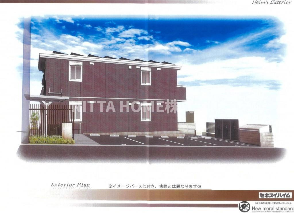 煌のエントランス|耐震構造のアパート◇福知山駅から徒歩圏内◎宅配ＢＯＸ設置物件☆