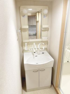 【洗面所】 | はしづめマンション | 洗面台です。