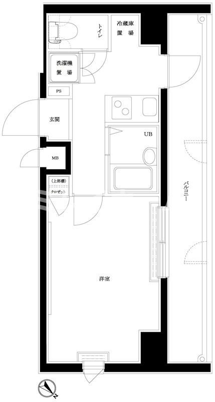 ルーブル西五反田弐番館の間取り