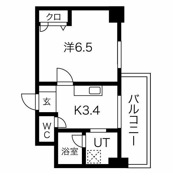GROOVE平野の間取り