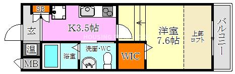 ワコーレヴィアノ須磨関守　須磨駅の賃貸情報の間取り