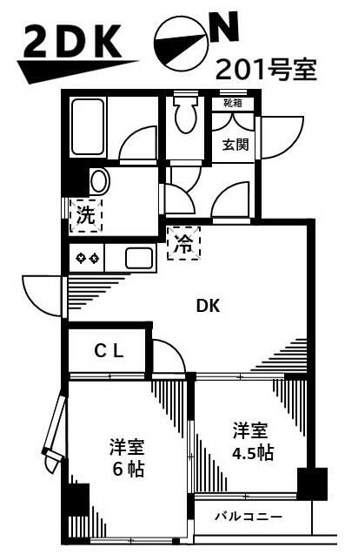 【間取り】 | アゼリア動坂