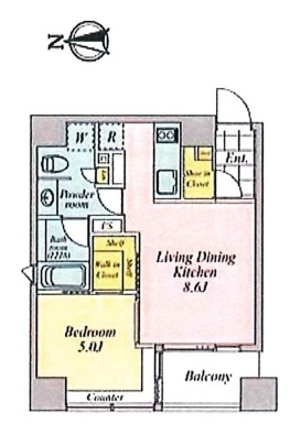 OZIO大手町の間取り