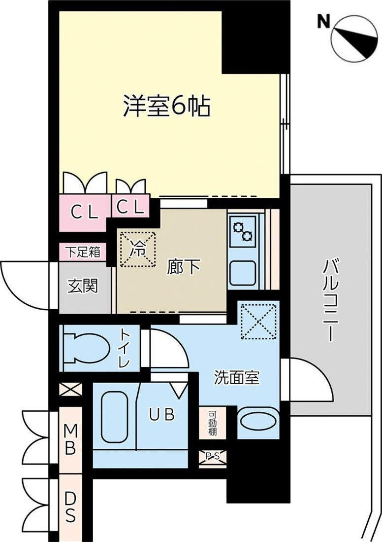 神戸元町Noahの間取り