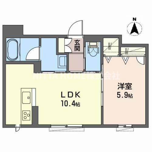 ビューテラス　イズミの間取り|高遮音床システムを採用したシャーメゾンの物件です＊