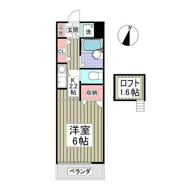 フロンティアⅢ　Ｄ棟の間取り