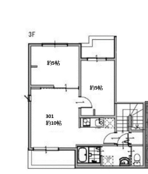 OPEN RISE町屋 Ⅰの間取り