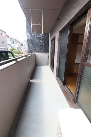 アルデール中原のバルコニー