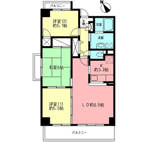 アルデール中原の間取り