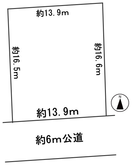 ６７２６２　岐阜市木ノ本町土地