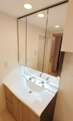 台東区浅草６丁目の賃貸マンションの洗面所