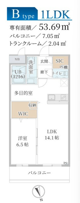KS Grand Riverの間取り