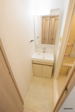 ワールドアイ難波南PORTA 仲介手数料無料の洗面所