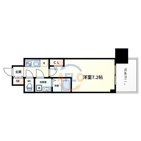 セレニテ本町東リアンの間取り|セレニテ本町東リアン　間取り