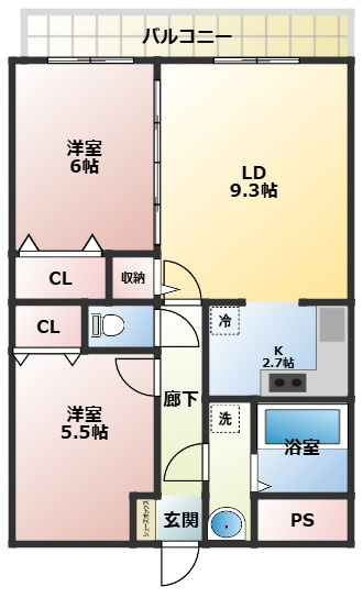 サンセットの間取り