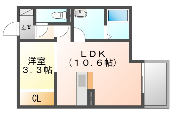 ＲＥＧＡＬＥＳＴ住吉の間取り