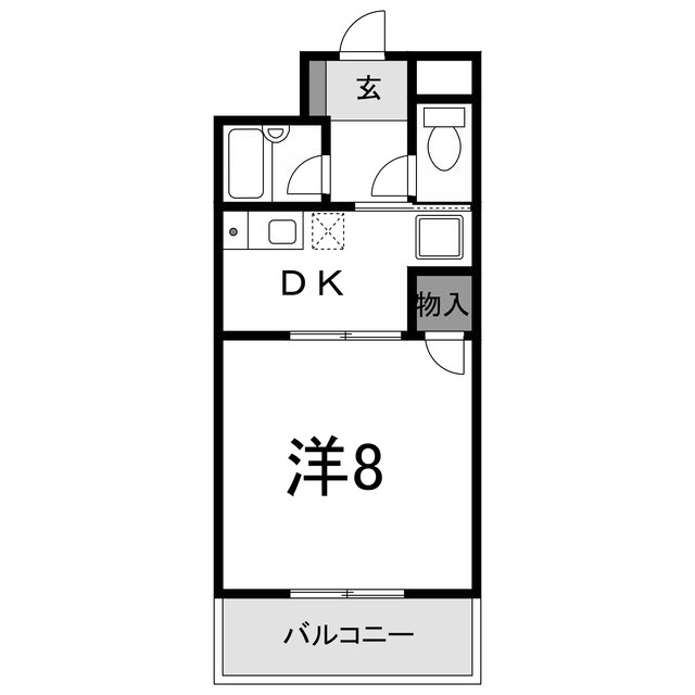 パールメゾン松茂の間取り