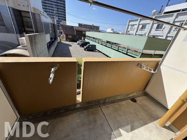 徳島市福島２丁目の賃貸マンションのバルコニー