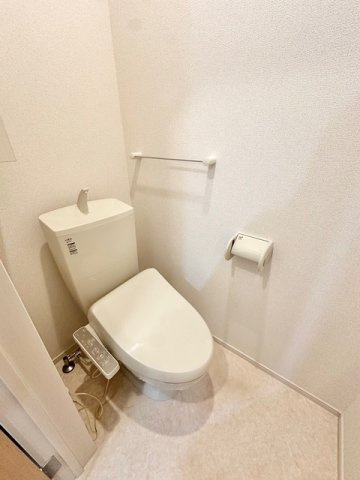 リエート　新田　Ⅰのトイレ|落ち着いたトイレです