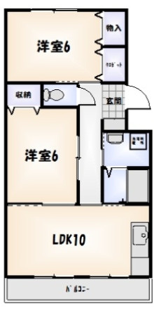 ガーデンヒルズ昭和町Iの間取り
