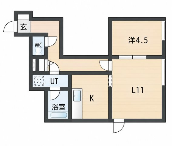 La Kasa Yumachi1321の間取り|別号数タイプ