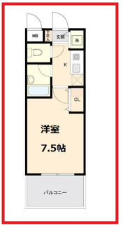 【間取り】 | ミューズ両国Ⅱ